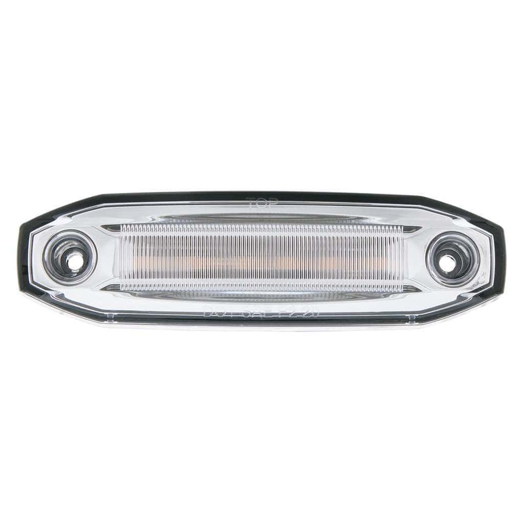 6 Amber Led Light (Clearance/Marker) With 6 White Led Side Ditch Light 4 6 Amber LED Light (Clearance/Marker) with 6 White LED Side Ditch Light