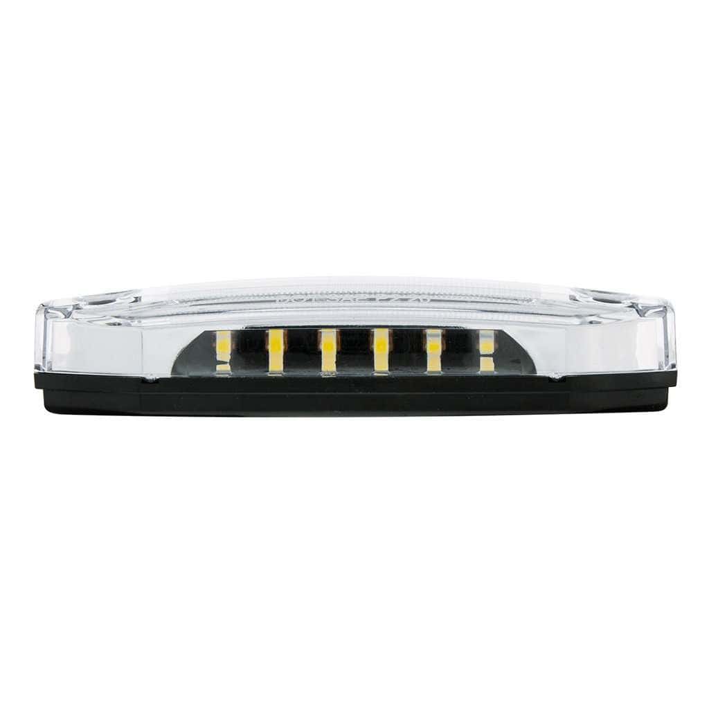 6 Amber Led Light (Clearance/Marker) With 6 White Led Side Ditch Light 6 6 Amber LED Light (Clearance/Marker) with 6 White LED Side Ditch Light