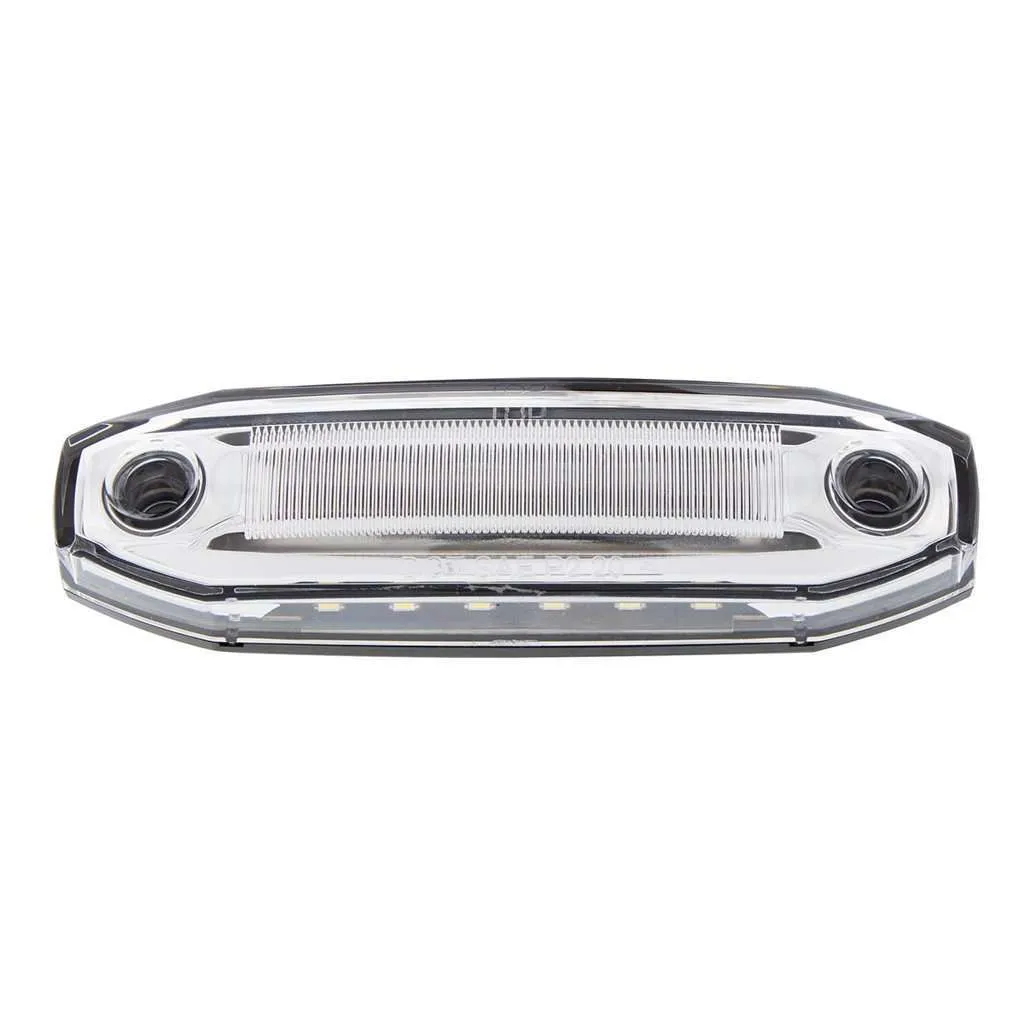 6 Red LED Light (Clearance/Marker) with 6 White LED Side Ditch Light
