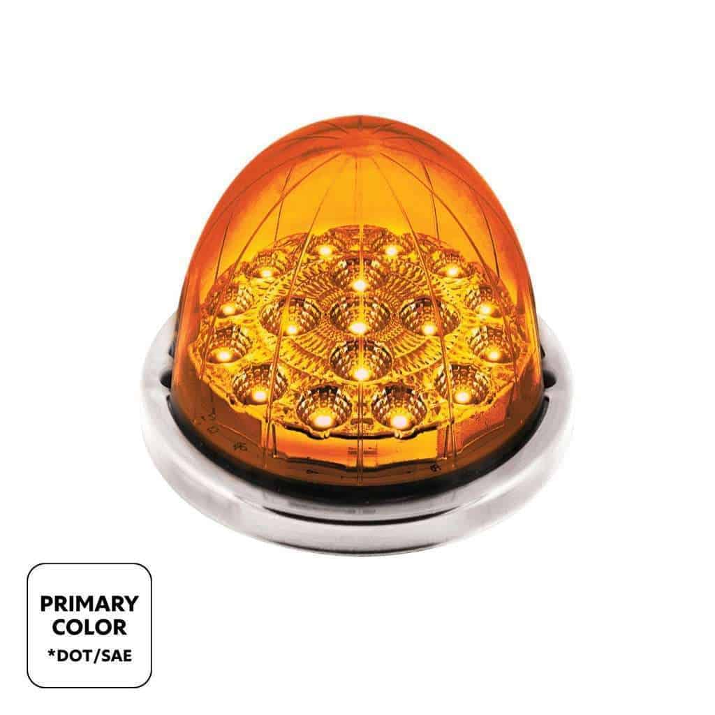 17 Led Watermelon Double Fury Flush Mount Kit – Amber &Amp; Purple W/Clear Lens 2 17 LED Watermelon Double Fury Flush Mount Kit – Amber & Purple w/Clear Lens