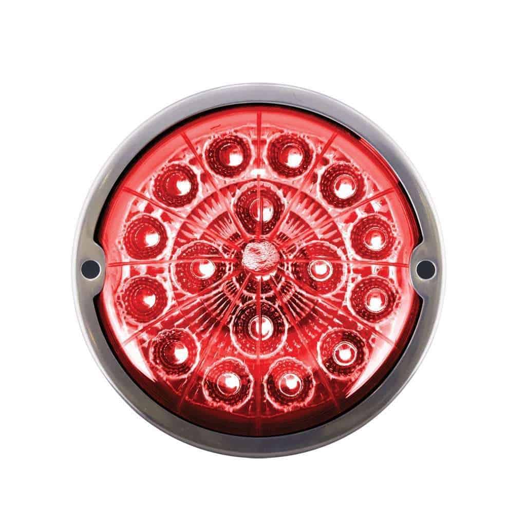 17 Led Watermelon Double Fury Flush Mount Kit – Red &Amp; Blue W/Clear Lens 6 17 LED Watermelon Double Fury Flush Mount Kit – Red & Blue w/Clear Lens