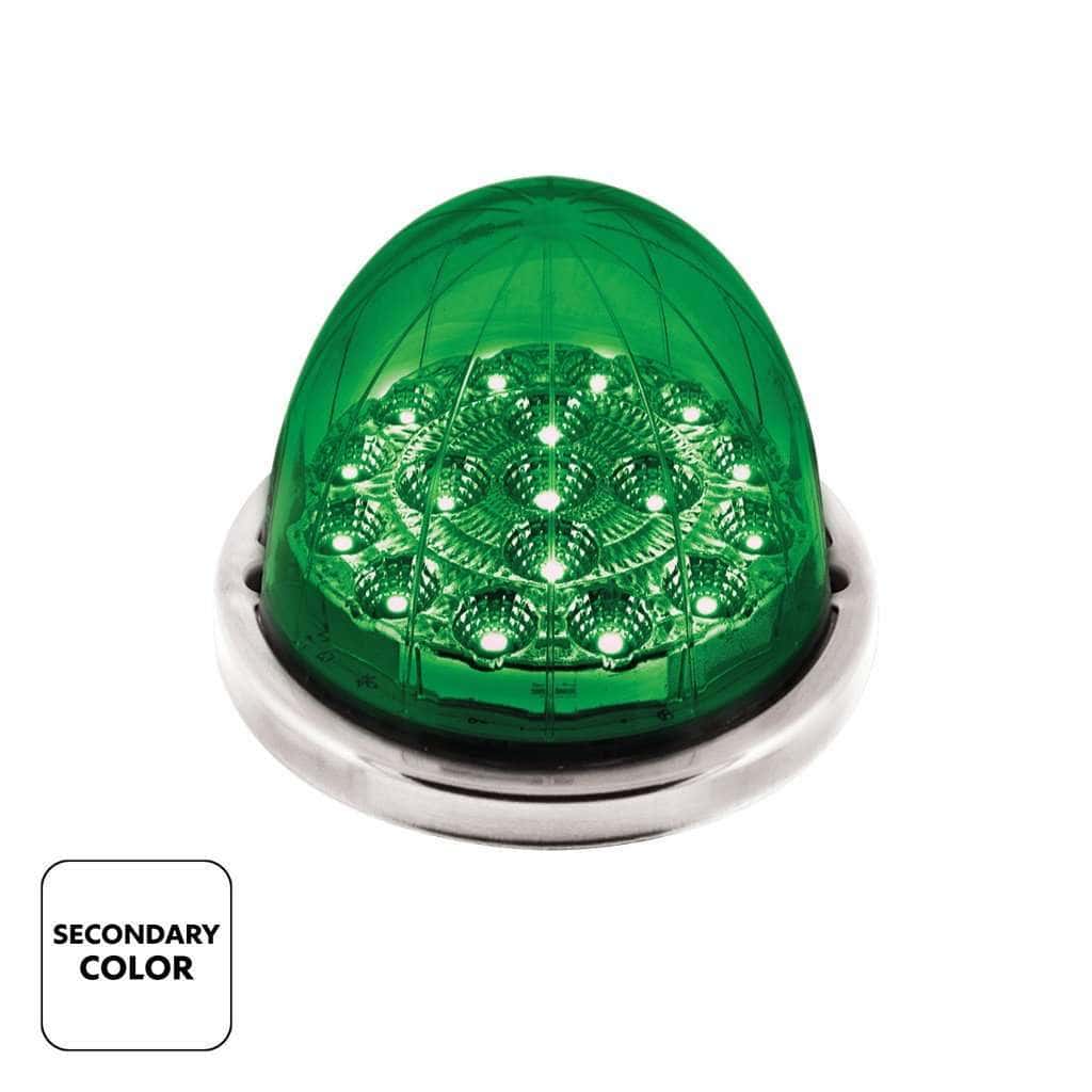 17 Led Watermelon Double Fury Flush Mount Kit – Red &Amp; Green W/Clear Lens 3 17 LED Watermelon Double Fury Flush Mount Kit – Red & Green w/Clear Lens