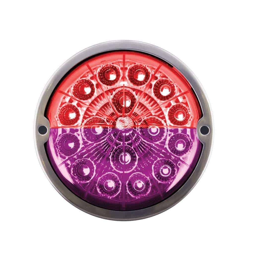 17 Led Watermelon Double Fury Flush Mount Kit – Red &Amp; Purple W/Clear Lens 6 17 LED Watermelon Double Fury Flush Mount Kit – Red & Purple w/Clear Lens