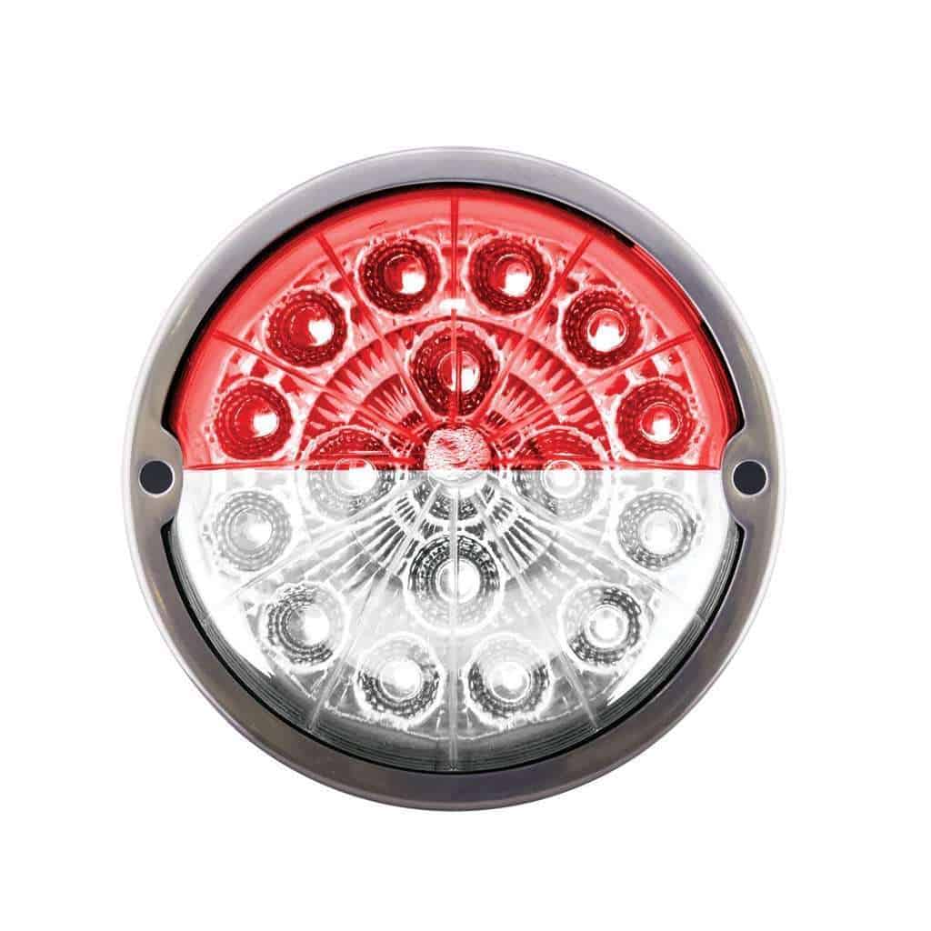 17 Led Watermelon Double Fury Flush Mount Kit – Red &Amp; White W/Clear Lens 5 17 LED Watermelon Double Fury Flush Mount Kit – Red & White w/Clear Lens