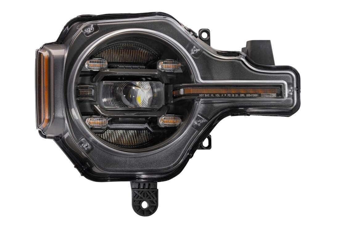 Amber DRL Bi-LED Headlights – Ford Bronco (21-24): Morimoto XB LED Headlights