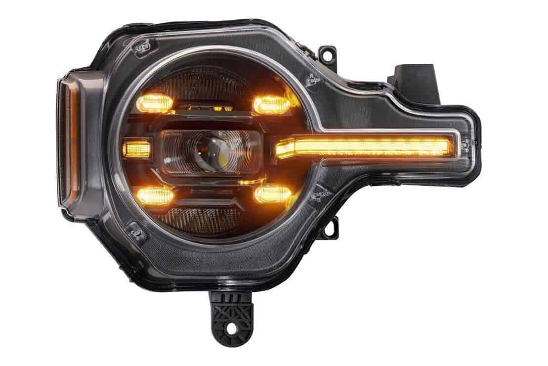 Ford Bronco (21-24) Xb Led Drl Headlights Amber Morimoto 3 Amber DRL Bi-LED Headlights – Ford Bronco (21-24): Morimoto XB LED Headlights