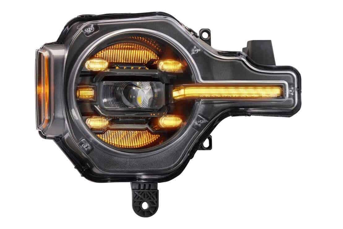 Ford Bronco (21-24) Xb Led Drl Headlights Amber Morimoto 4 Amber DRL Bi-LED Headlights – Ford Bronco (21-24): Morimoto XB LED Headlights