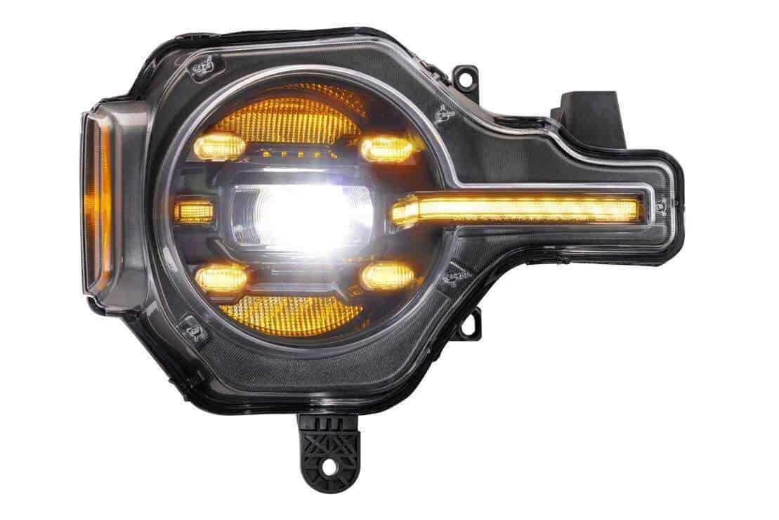 Ford Bronco (21-24) Xb Led Drl Headlights Amber Morimoto 5 Amber DRL Bi-LED Headlights – Ford Bronco (21-24): Morimoto XB LED Headlights