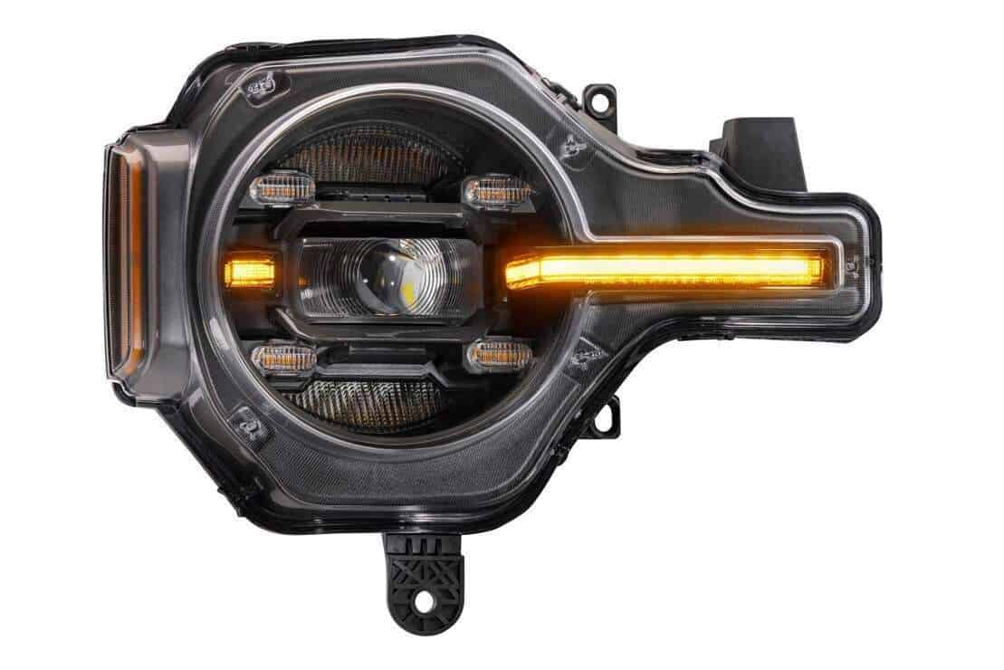 Ford Bronco (21-24) Xb Led Drl Headlights Amber Morimoto 6 Amber DRL Bi-LED Headlights – Ford Bronco (21-24): Morimoto XB LED Headlights