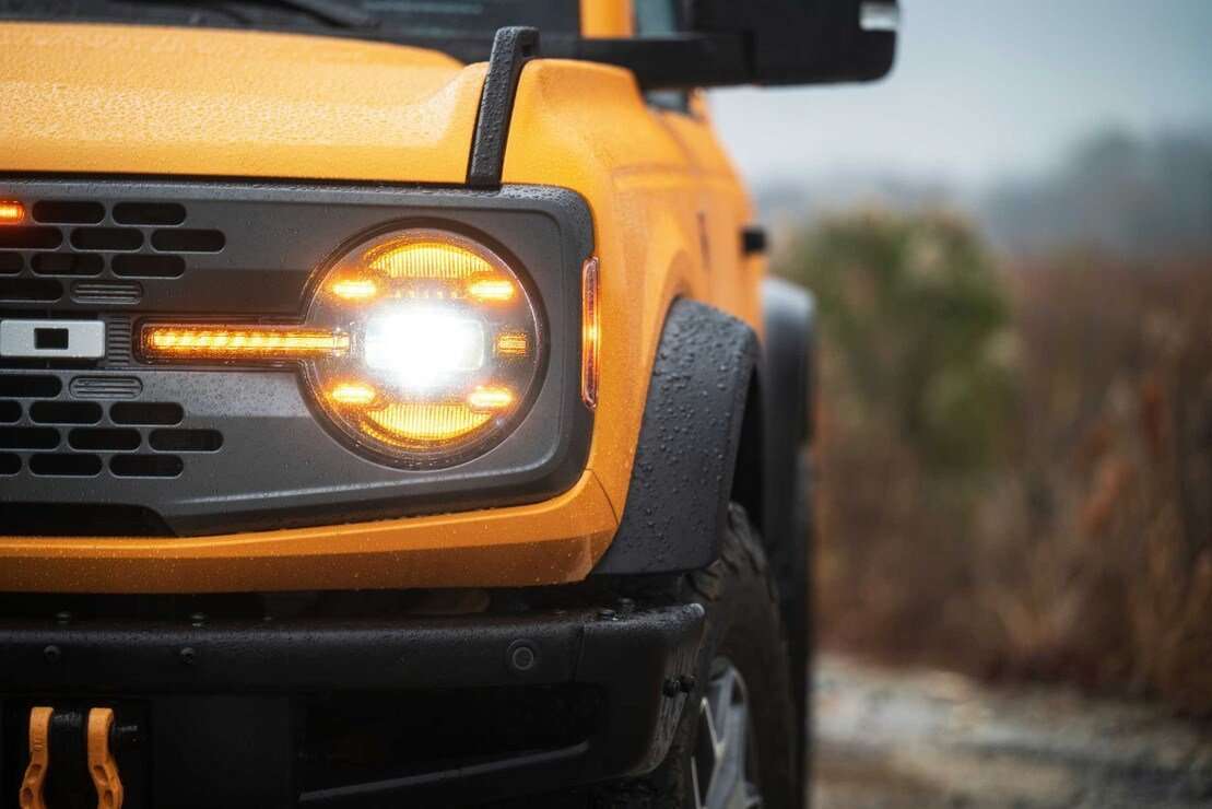 Ford Bronco (21-24) Xb Led Drl Headlights Amber Morimoto 8 Amber DRL Bi-LED Headlights – Ford Bronco (21-24): Morimoto XB LED Headlights