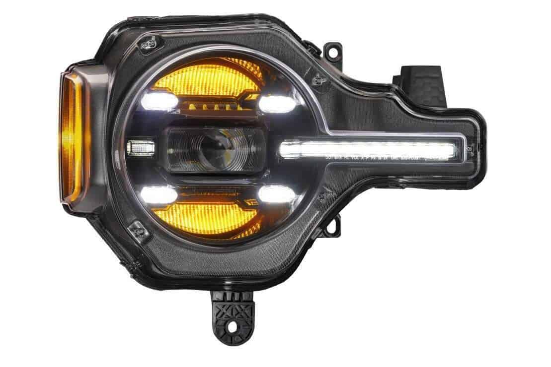 Xb Led Headlights For 2021–2024 Ford Bronco White Drl Morimoto 4 Ford Bronco LED Headlights (21–24) – Morimoto XB White DRL