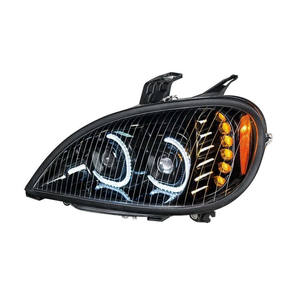 High Power LED Blackout Projection Headlight for 2001-2020 Freightliner Columbia