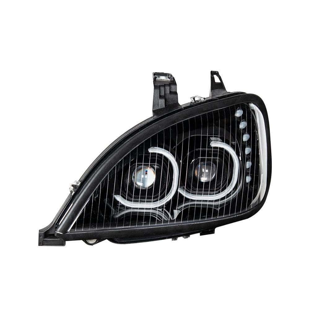 High Power Led Blackout Projection Headlight For 2001-2020 Freightliner Columbia 4 FREIGHTLINER COLUMBIA (01-20): UNITED PACIFIC LED-Black