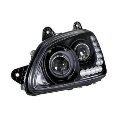 Kenworth T660 Blackout Projector Headlight Assembly (2008–2017) 4 Blackout Projection Headlight Assembly for 2008-2017 Kenworth T660