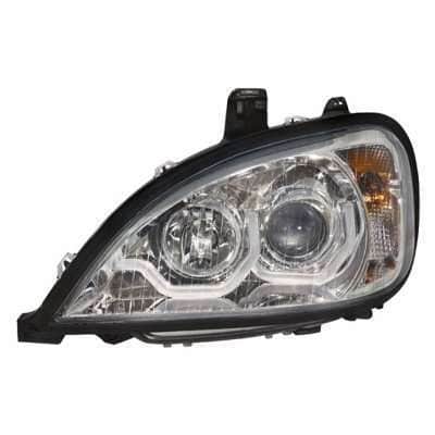 Chrome Projection Headlight With Dual Function Led Light Bar For 2001-2020 Freightliner Columbia 4 Projection Headlight with Dual Function Light Bar for 2001-2020 Freightliner Columbia