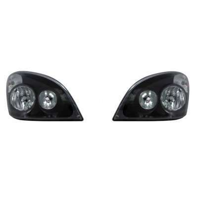 "Blackout" Headlight Set for 2008-2017 Freightliner Cascadia (Pair)