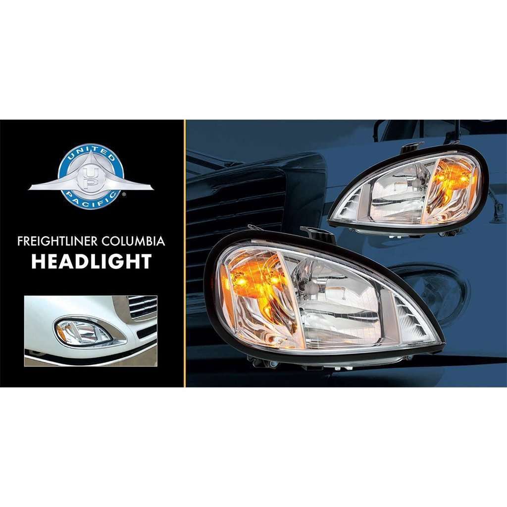 Headlight Assembly For 2005-2020 Freightliner Columbia 4 Headlight Assembly for 2005-2020 Freightliner Columbia