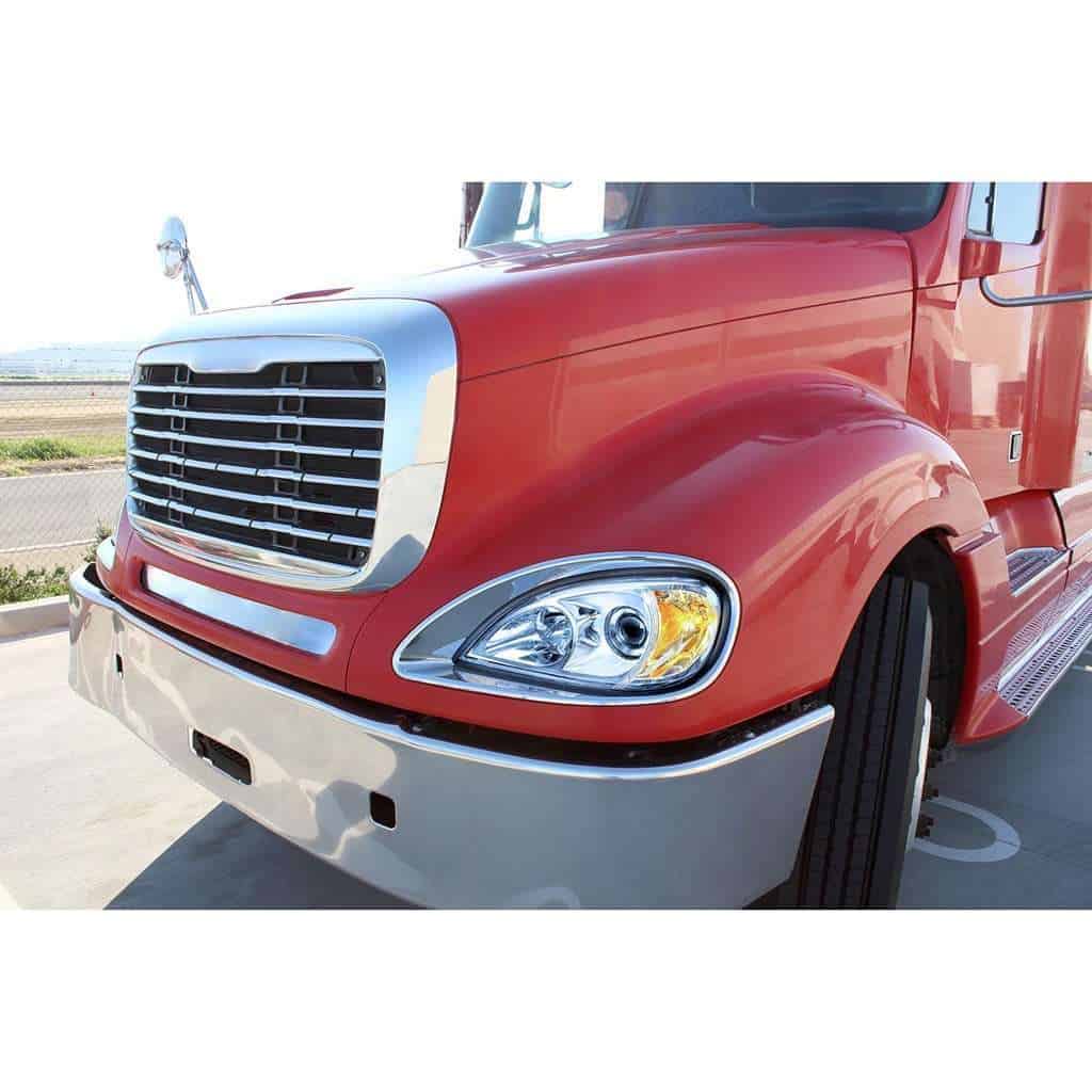 Chrome Projection Headlight Set For 2001-2020 Freightliner Columbia (Pair) 6 Chrome Projection Headlight Set for 2001-2020 Freightliner Columbia (Pair)