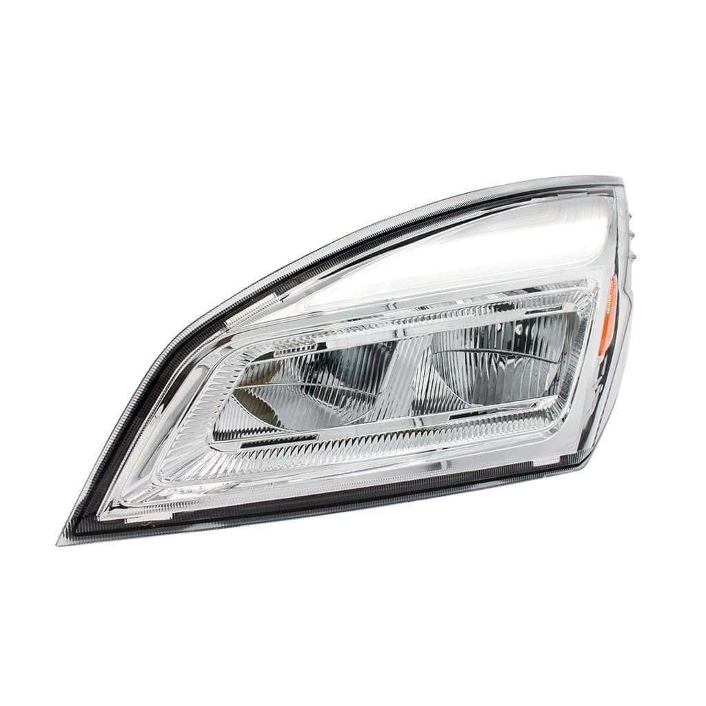 High Power Chrome Led Headlight For 2018-2024 Freightliner Cascadia 4 High Power LED Headlight for 2018-2024 Freightliner Cascadia