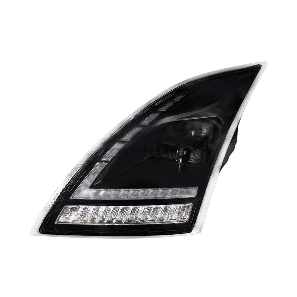 2018–2024 Volvo Vnl Blackout Led Headlight – Switchable Sequential Signal 4 2018–2024 Volvo VNL Blackout LED Headlight – Switchable Sequential Signal