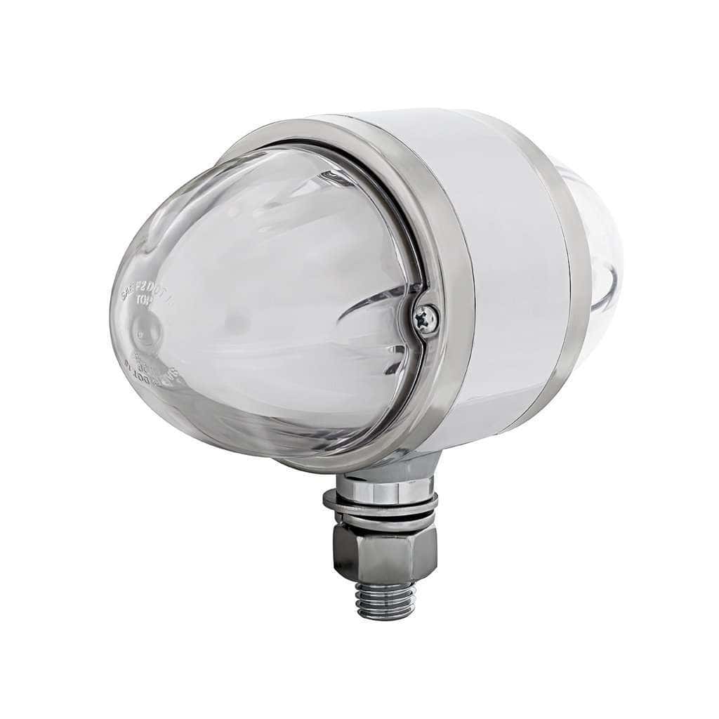 18 LED Dual Function GloLight Double Face Light – Amber & Red w/Clear Lens