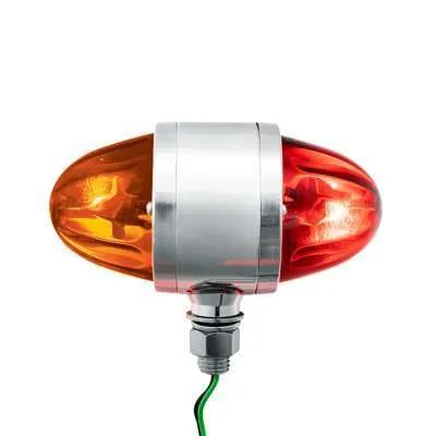 UltraBurst Chrome Double Face Glass Watermelon Light–Dark Amber & Red