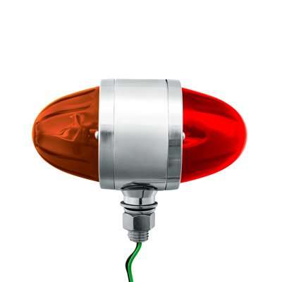 UltraBurst Chrome Double Face Glass Watermelon Light–Dark Amber & Red