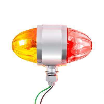 UltraBurst Chrome Double Face Glass Watermelon Light–Amber/Red & Clear Lens