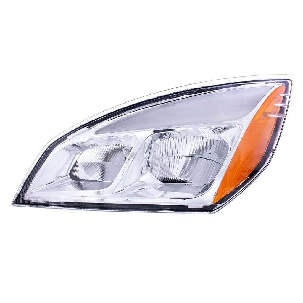 Chrome Led Headlight For 2018-2024 Freightliner Cascadia 3 LED Headlight for 2018-2024 Freightliner Cascadia-Chrome