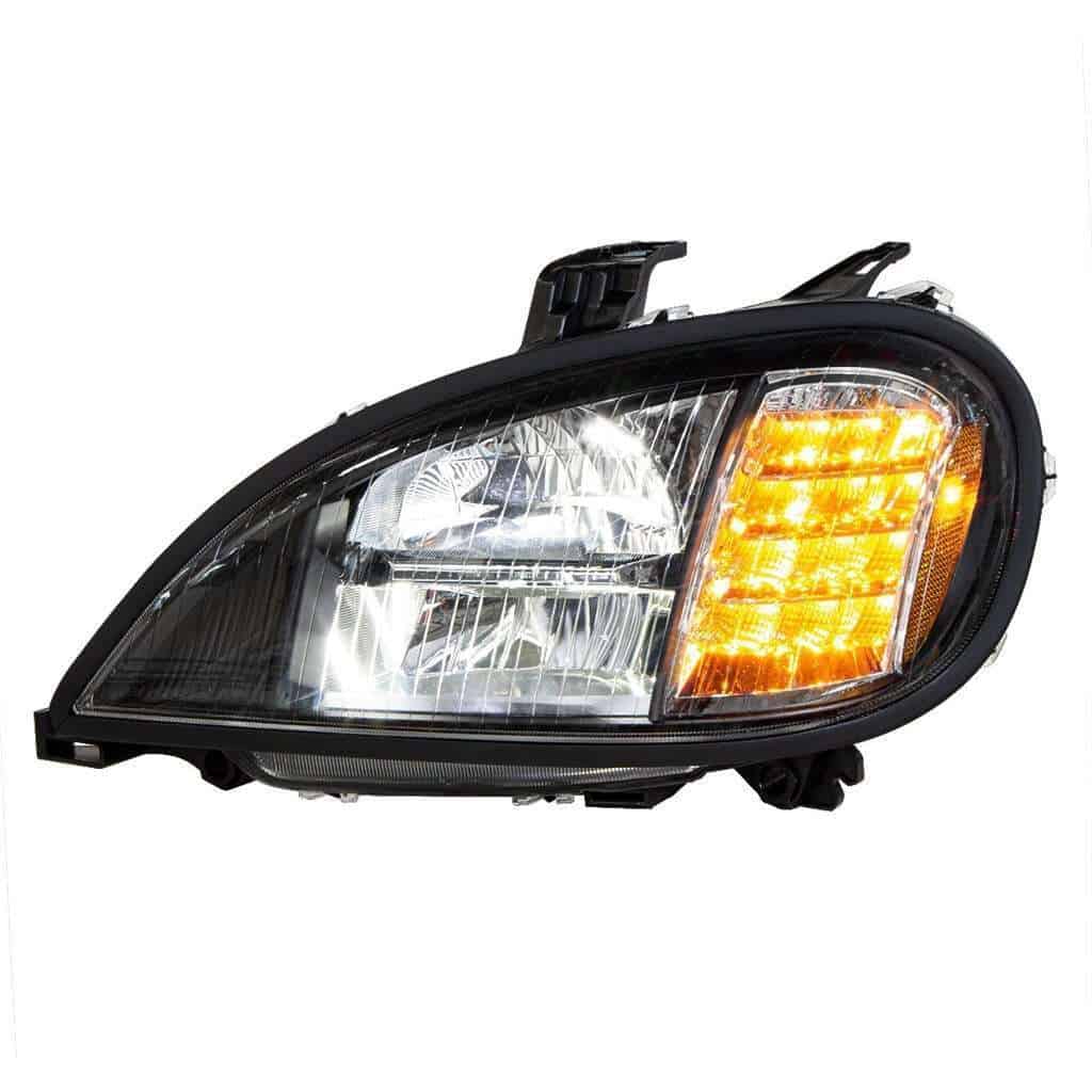 Black LED Headlight for 2001-2020 Freightliner Columbia