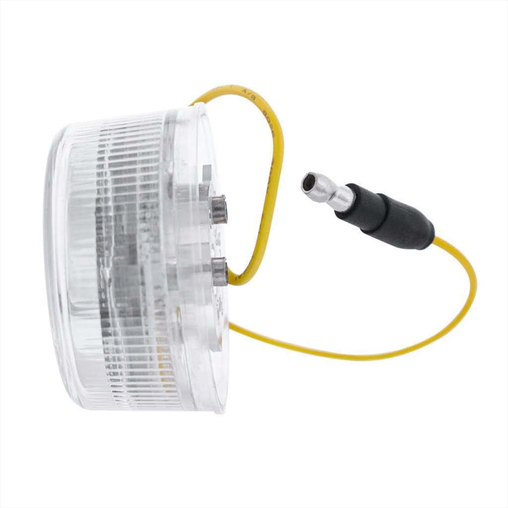 7 Led 2&Quot; Round Double Fury Light (Clearance/Marker) - Red &Amp; Blue Led/Clear Lens 9 7 LED 2" Round Double Fury Light (Clearance/Marker) - Red & Blue LED/Clear Lens