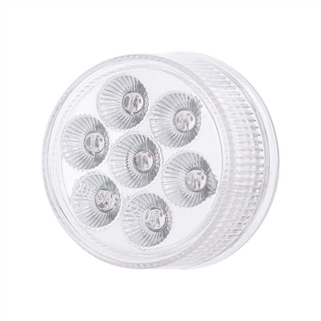 7 Led 2&Quot; Round Double Fury Light (Clearance/Marker) - Red &Amp; Green Led/Clear Lens 8 7 LED 2" Round Double Fury Light (Clearance/Marker) - Red & Green LED/Clear Lens