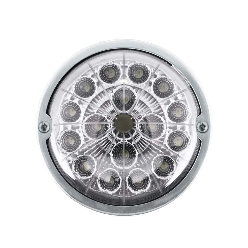 17 Led Watermelon Double Fury Light Torpedo Cab Light - Amber &Amp; Green Led/Clear Lens 8 17 LED Watermelon Double Fury Light Torpedo Cab Light - Amber & Green LED/Clear Lens