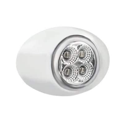 4 Led Double Fury Light (Clearance/Marker) - Amber &Amp; Green Led/Clear Lens 5 4 LED Double Fury Light (Clearance/Marker) - Amber & Green LED/Clear Lens