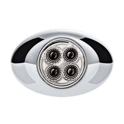 4 Led Double Fury Light (Clearance/Marker) - Red &Amp; Purple Led/Clear Lens 4 4 LED Double Fury Light (Clearance/Marker) - Red & Purple LED/Clear Lens