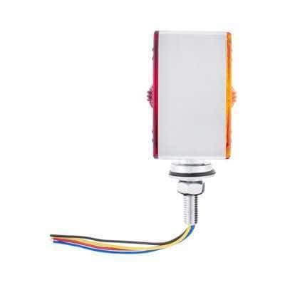 48 Led Competition Series Mini Double Face Light - Amber &Amp; Red Led / Amber &Amp; Red Lens 5 48 LED Competition Series Mini Double Face Light - Amber & Red LED / Amber & Red Lens