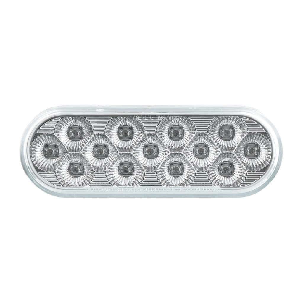 13 Led 6&Quot; Oval Double Fury Light (Stop &Amp; Turn) – Red &Amp; Green Led/Clear Lens 4 13 LED 6" Oval Double Fury Light (Stop & Turn)-Red & Green LED/Clear Lens