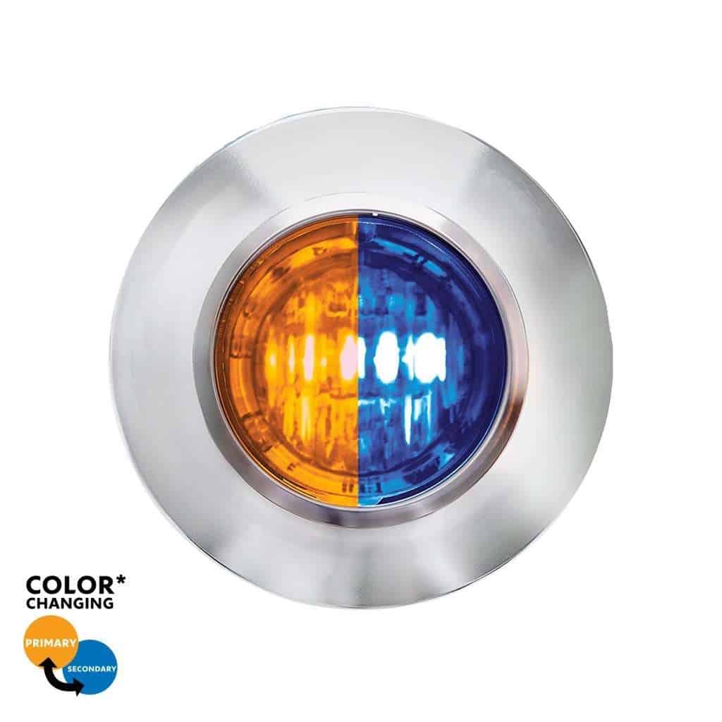3/4" Dual Function Double Fury Penny Light – Amber & Blue