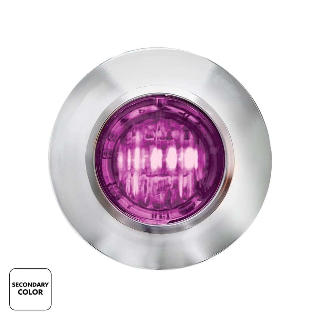 3/4″ Dual Function Double Fury Penny Light – Amber &Amp; Purple 4 3/4″ Dual Function Double Fury Penny Light – Amber & Purple
