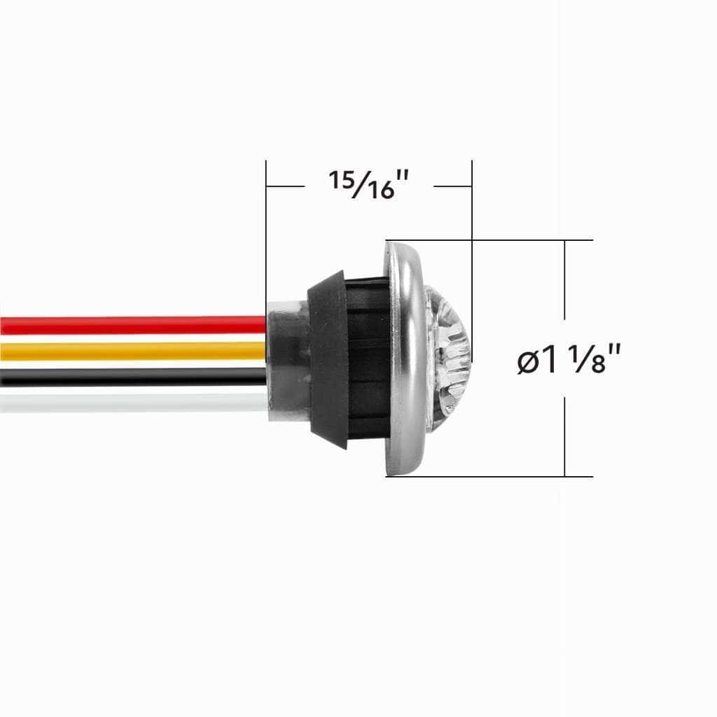 3/4″ Dual Function Double Fury Penny Light – Red &Amp; Green 9 3/4″ Dual Function Double Fury Penny Light – Red & Green