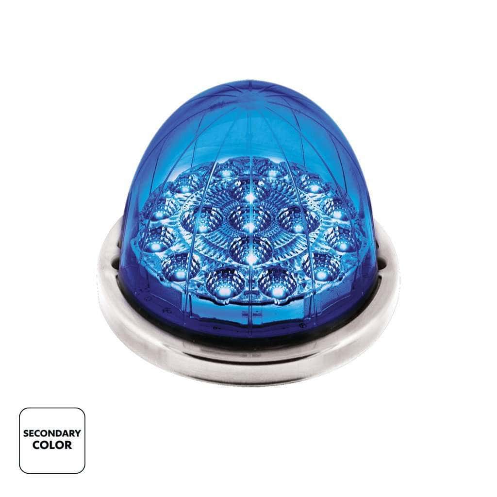 17 Led Watermelon Dual Function Double Fury Flush Mount Kit – Amber/Blue 3 17 LED Watermelon Dual Function Double Fury Flush Mount Kit – Amber/Blue