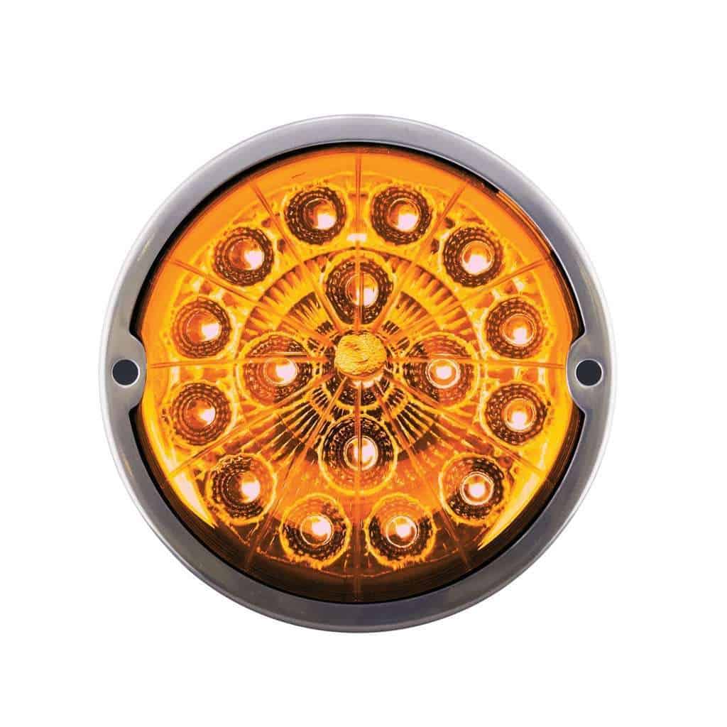 17 Led Watermelon Dual Function Double Fury Flush Mount Kit – Amber/Blue 6 17 LED Watermelon Dual Function Double Fury Flush Mount Kit – Amber/Blue