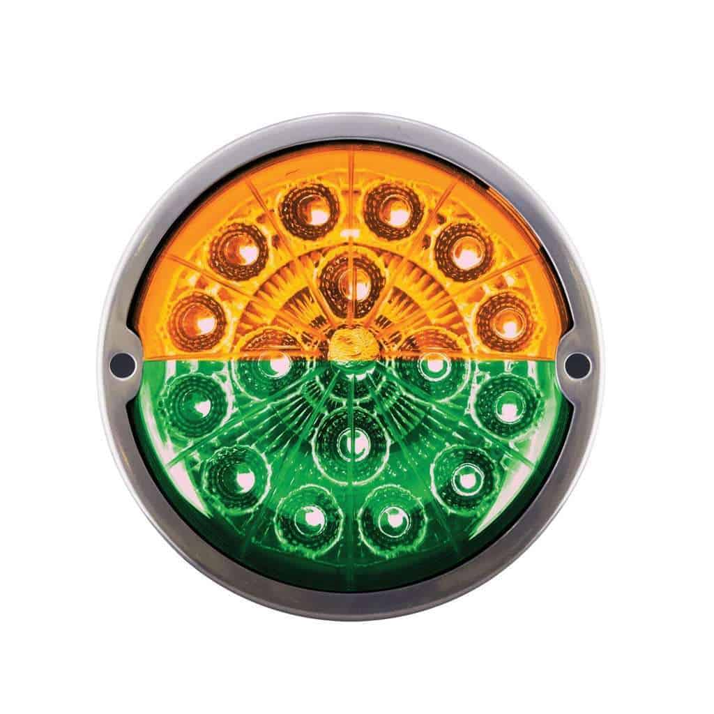 17 Led Watermelon Dual Function Double Fury Flush Mount Kit – Amber/Green 5 17 LED Watermelon Dual Function Double Fury Flush Mount Kit – Amber/Green
