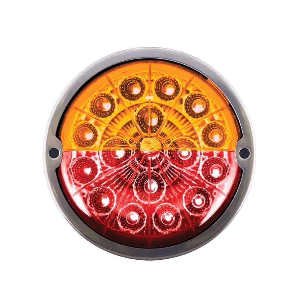 17 Led Watermelon Dual Function Double Fury Flush Mount Kit – Amber/Red 5 17 LED Watermelon Dual Function Double Fury Flush Mount Kit – Amber/Red
