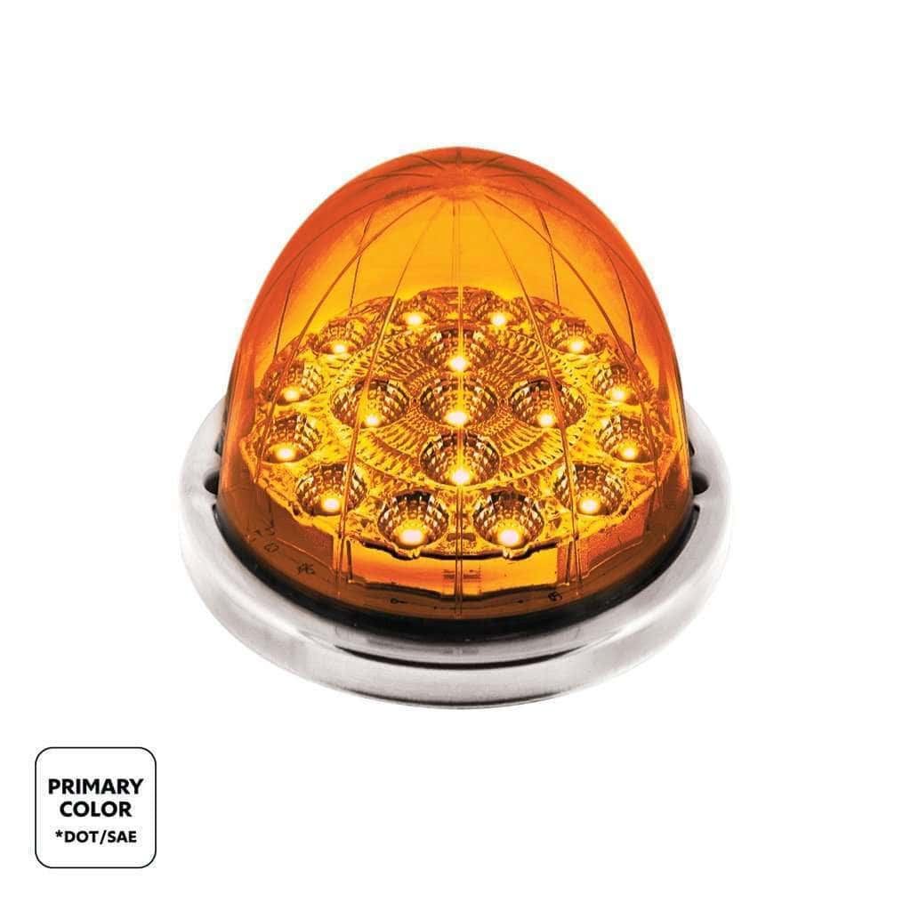 17 LED Watermelon Dual Function Double Fury Flush Mount Kit – Amber/White