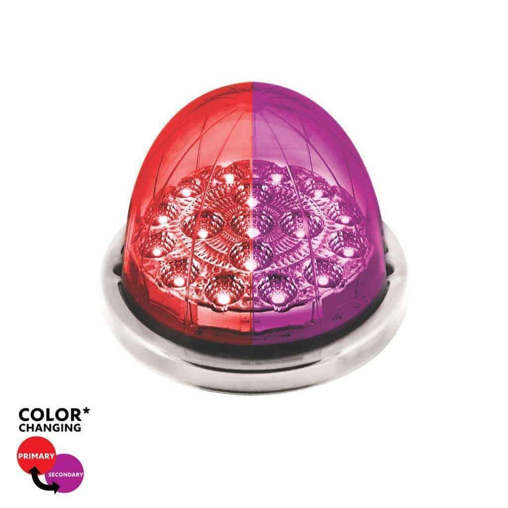 17 Led Watermelon Dual Function Double Fury Flush Mount Kit – Red/Purple 1 17 LED Watermelon Dual Function Double Fury Flush Mount Kit – Red/Purple