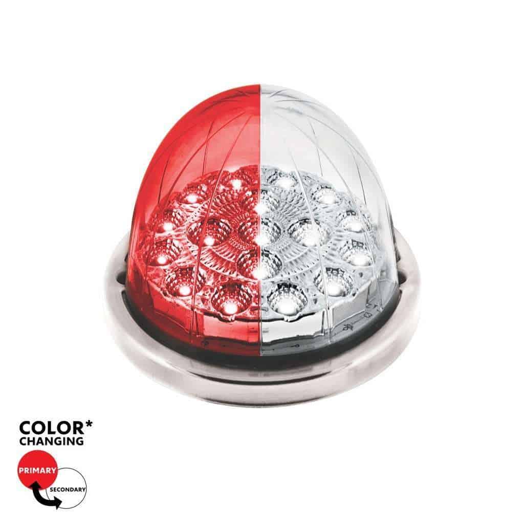 17 LED Watermelon Dual Function Double Fury Flush Mount Kit – Red/White
