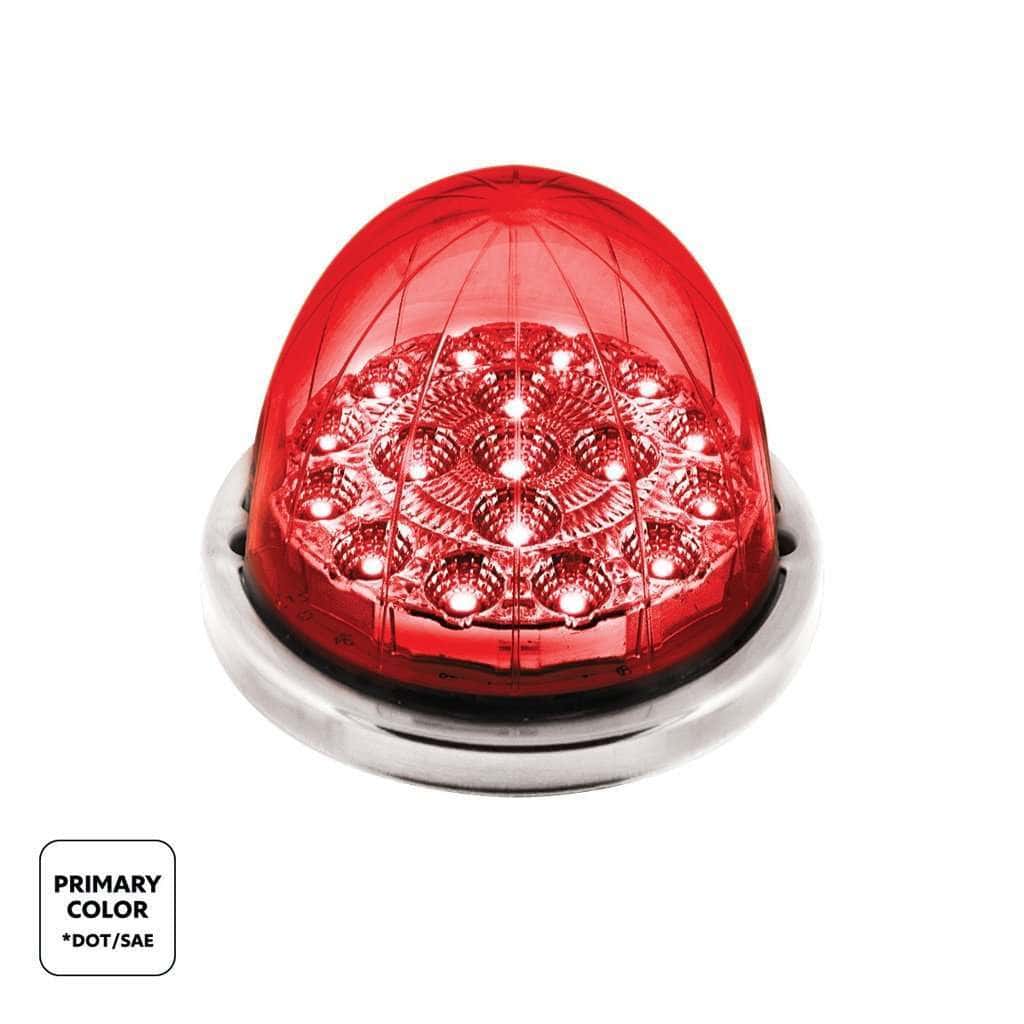 17 LED Watermelon Dual Function Double Fury Flush Mount Kit – Red/White