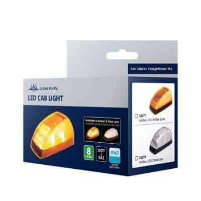 8 Led Cab Light For Freightliner M2 – Amber Led/Clear Lens 8 8 LED Cab Light for Freightliner M2 – Amber LED/Clear Lens