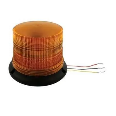 3 High Power LED 5" Round Beacon Light - Permanent Mount